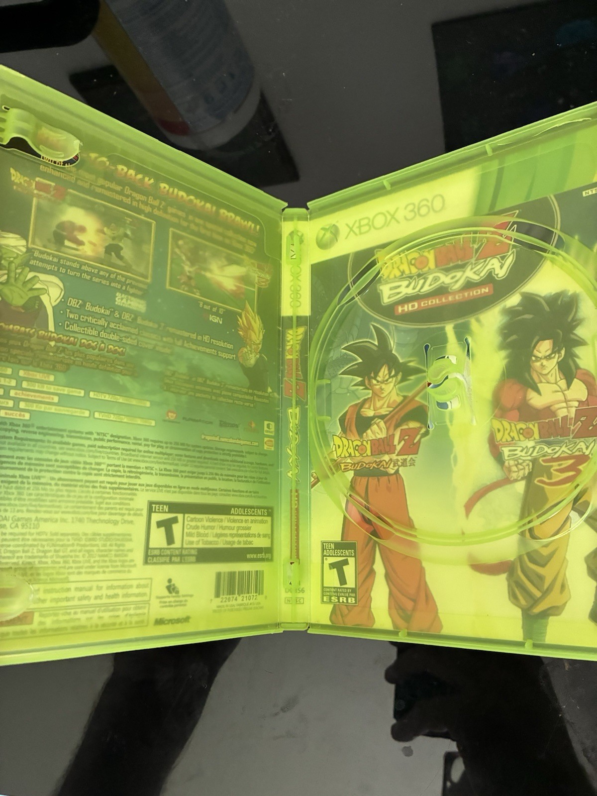 Dragon ball Z Budokai hd Collection Xbox 360 Case Only