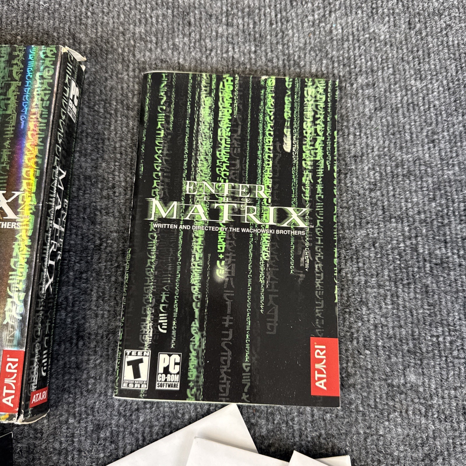 Enter the Matrix PC Game (2003) 4-Disc CD ROM Small Box Atari Complete