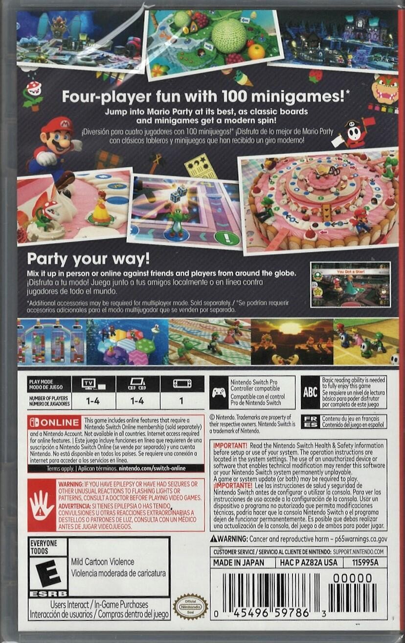 Mario Party Superstars NSW (Brand New Factory Sealed US Version) Nintendo Switch