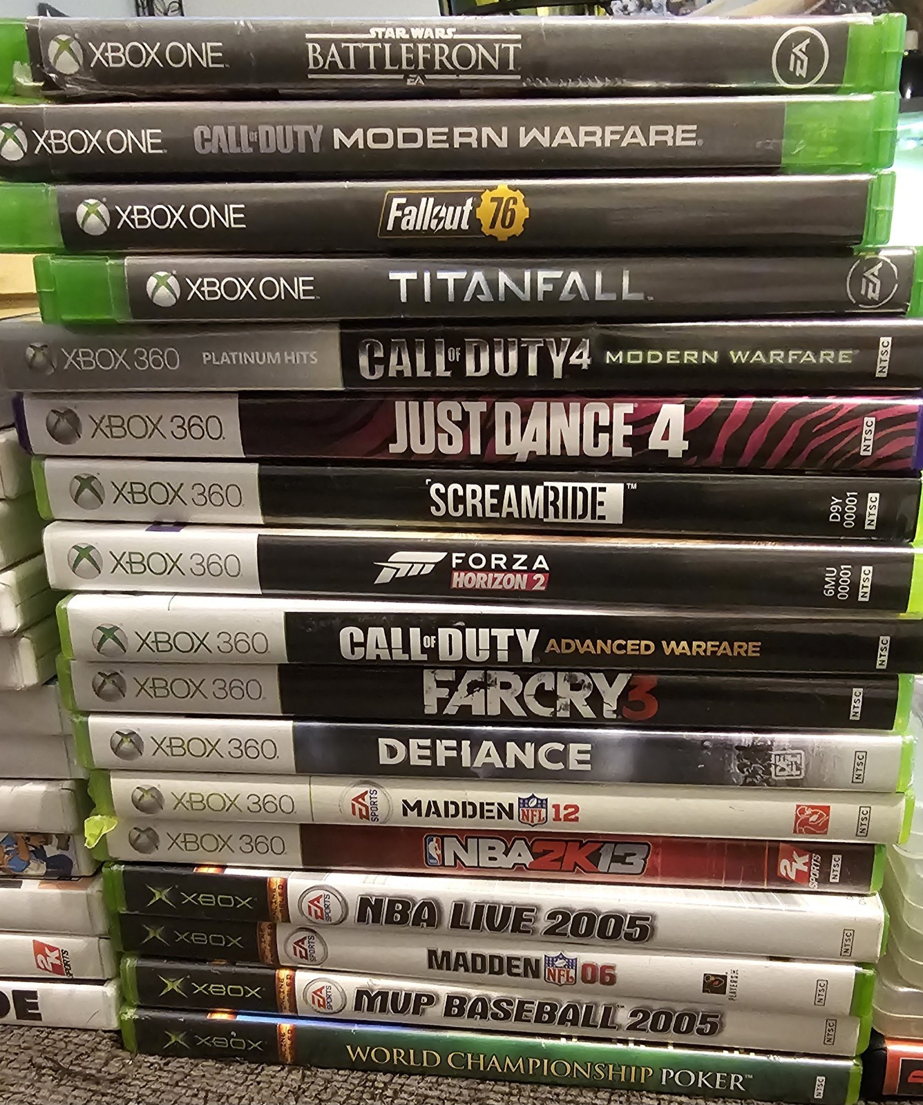 34pc Lot PlayStation 1 2 3 Xbox Xbox 360 Xbox One Wii Video Game System