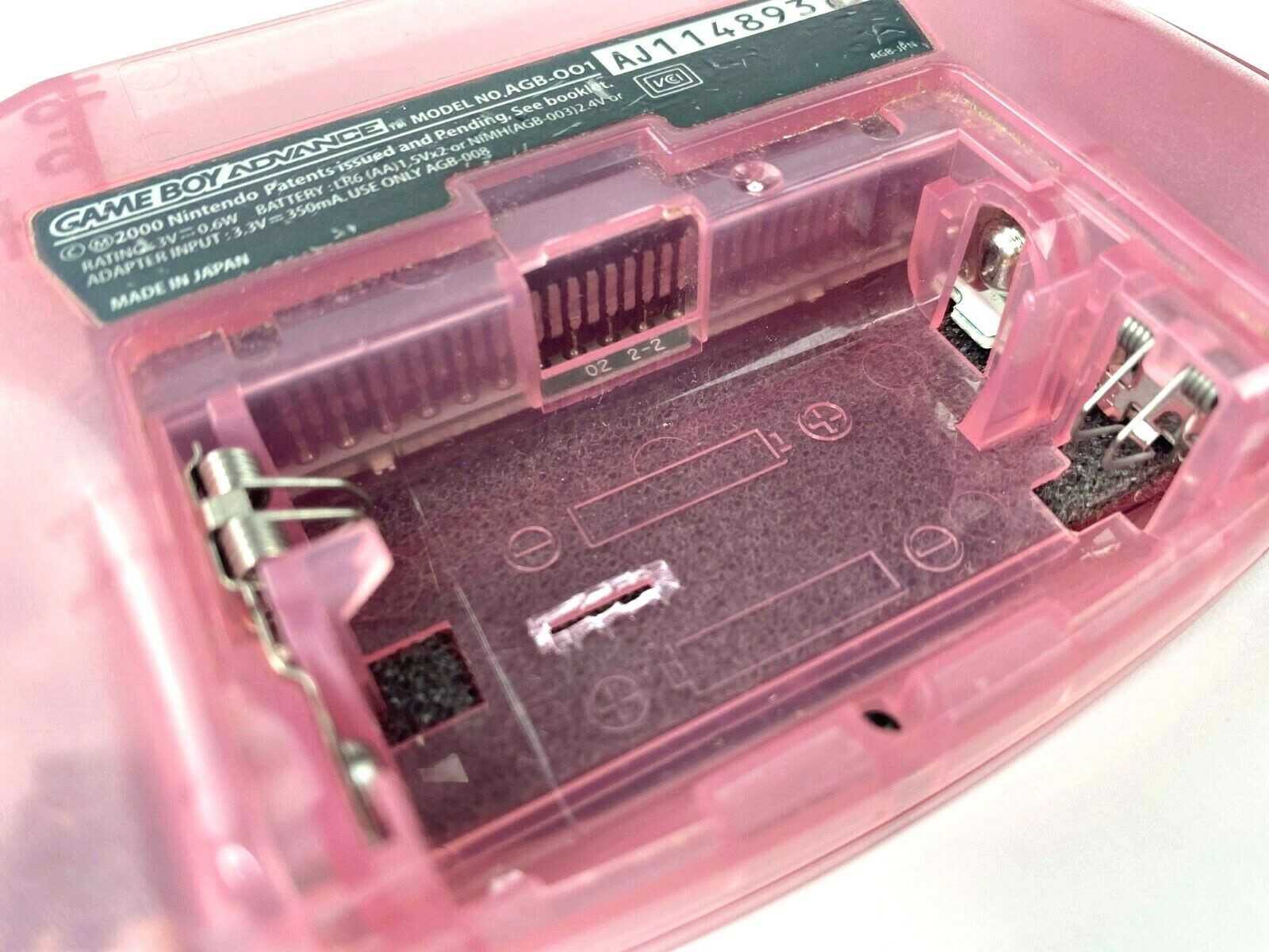 Gameboy Advance Rechargeable Battery Mod 1500mAh Li-ion USB-C for Game Boy GBA