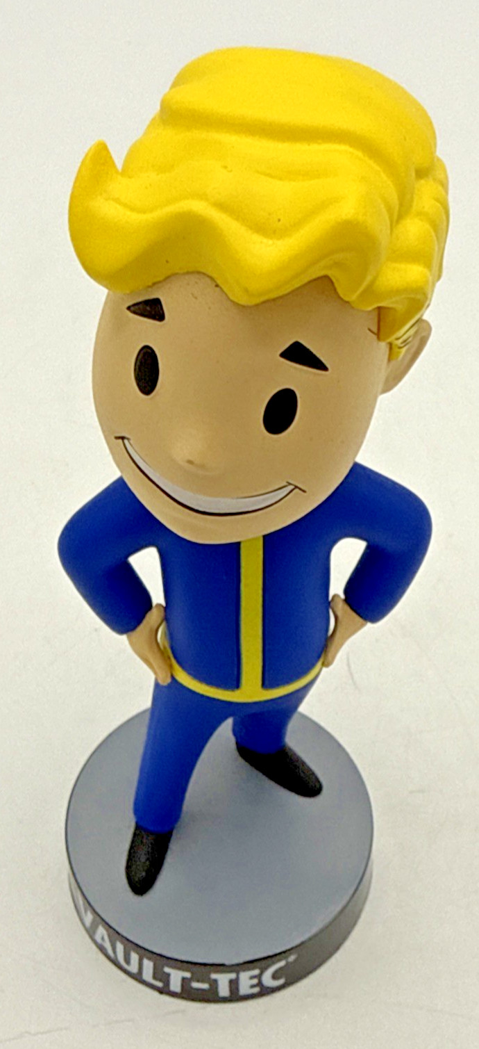 Vintage Bethesda Fallout 4 Vault-Tec Vault Boy 111 Bobblehead Figure 2015 5”