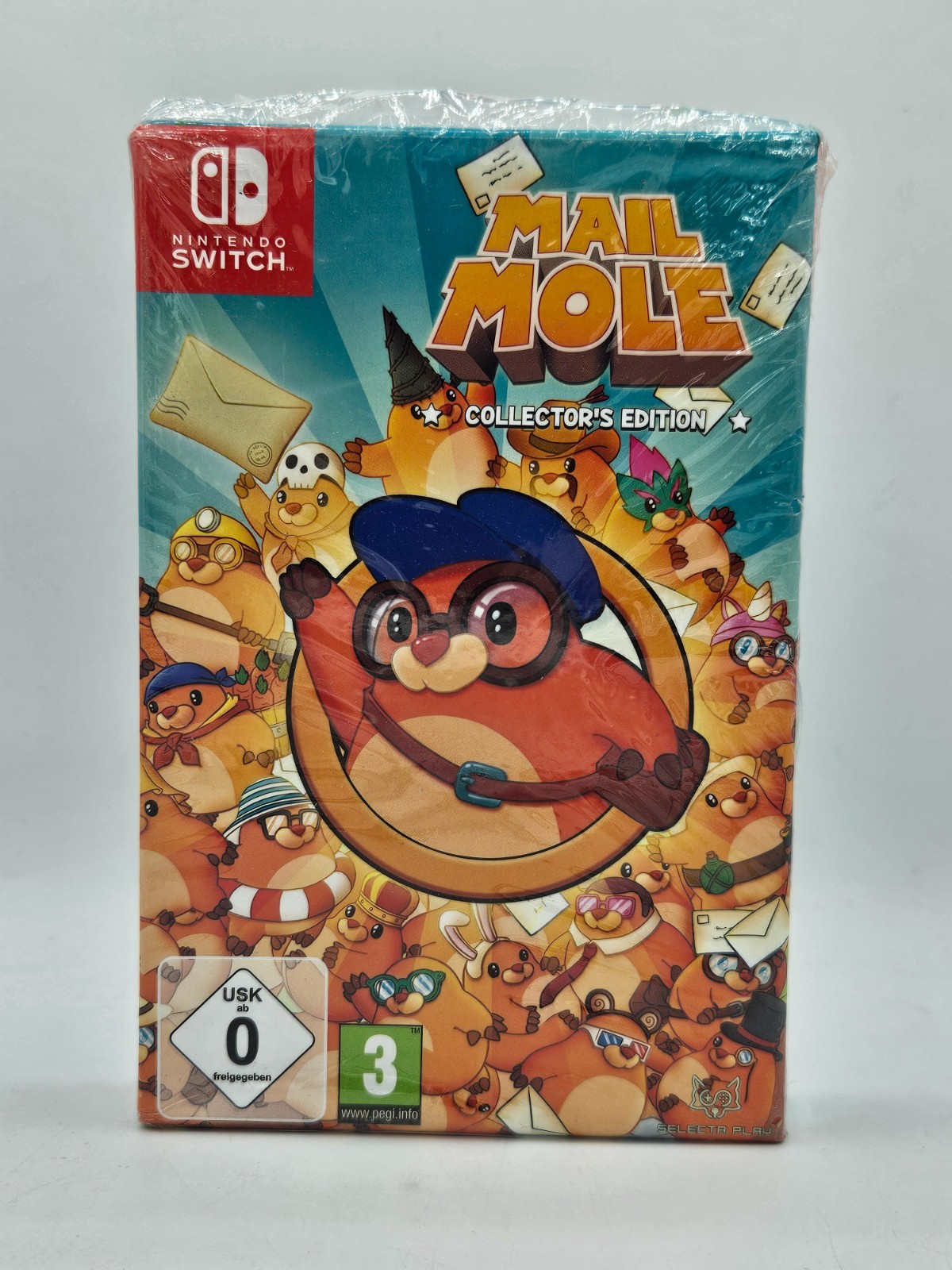 Mail Mole – Collector’s Edition – Nintendo Switch – Sealed – Damaged