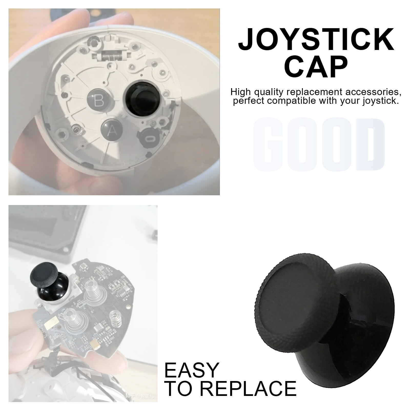 Analog Thumb Stick Joystick Cap Hat For Meta Oculus Quest 2 3 Handle Controller