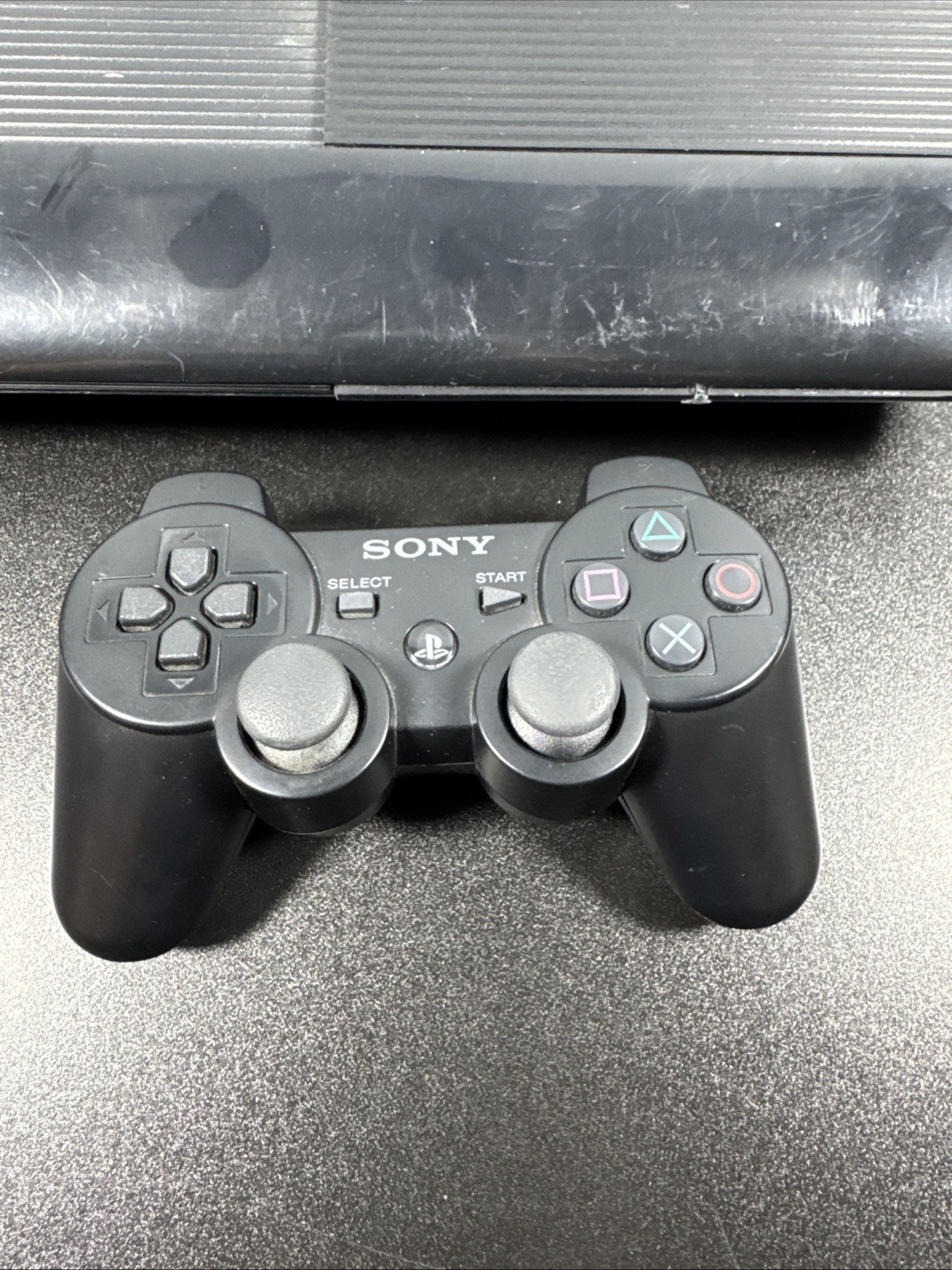 Sony PS3 Playstation 3 Super Slim 250GB Console W/ Controller Cords CECH-4001B