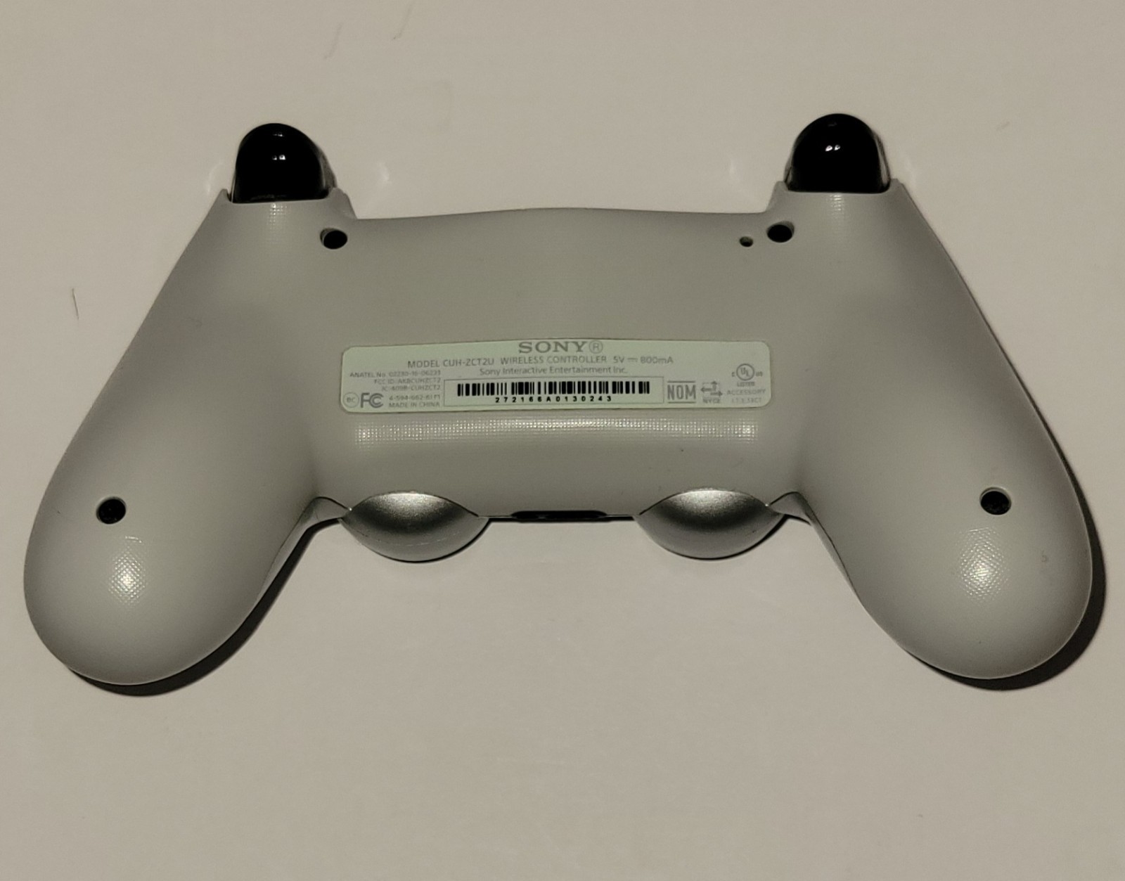 Sony PlayStation 4 Wireless Controller Silver, DualShock 4, Cleaned Tested
