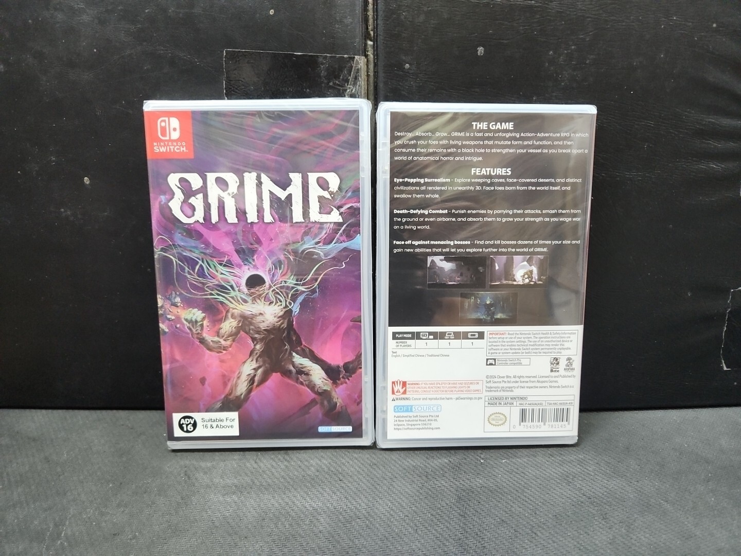(ASIA ENGLISH VERSION) Nintendo Switch GRIME (Brand New)