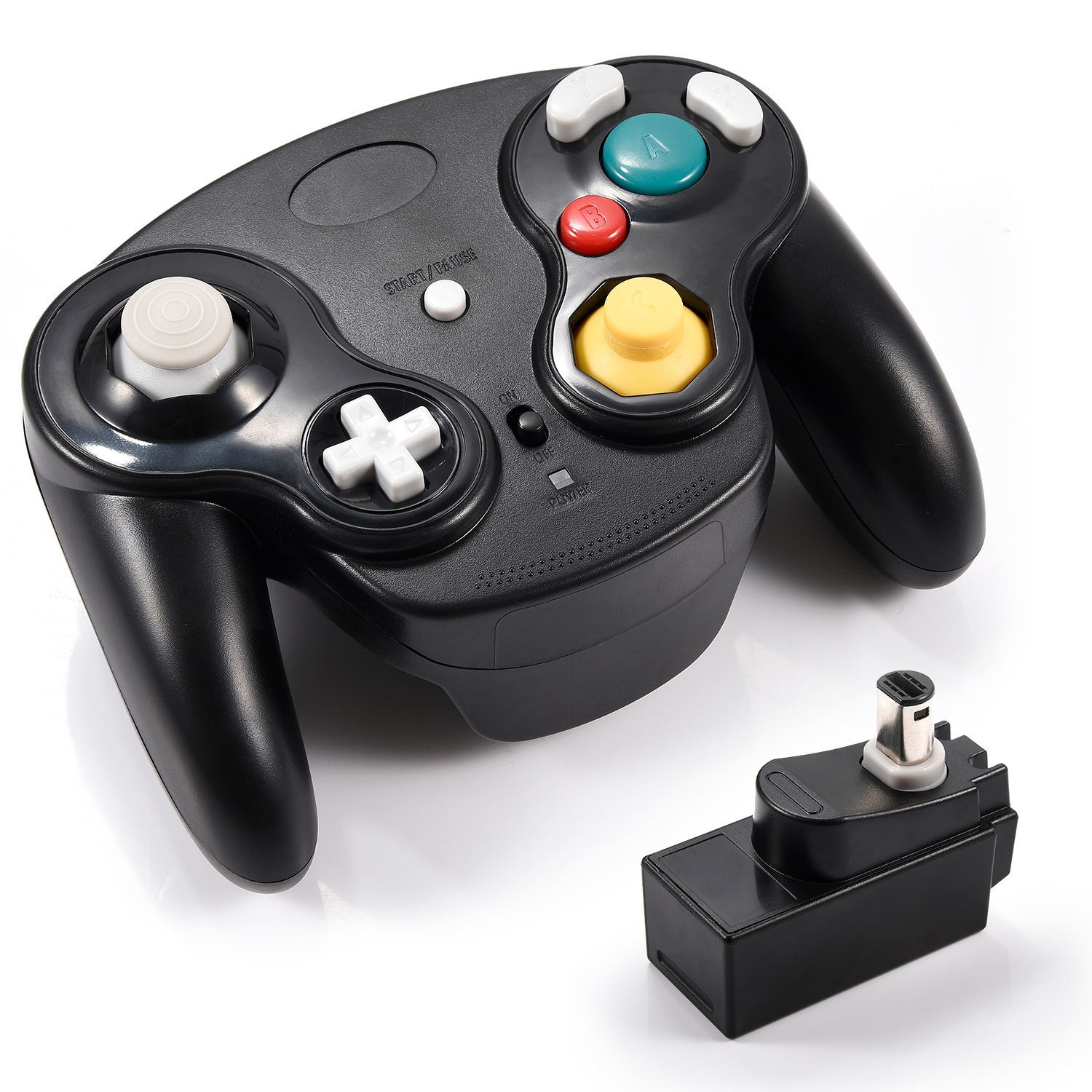 Wireless Game Controller W/ Adapter /Wired For Gamecube Retro Classic GC NGC