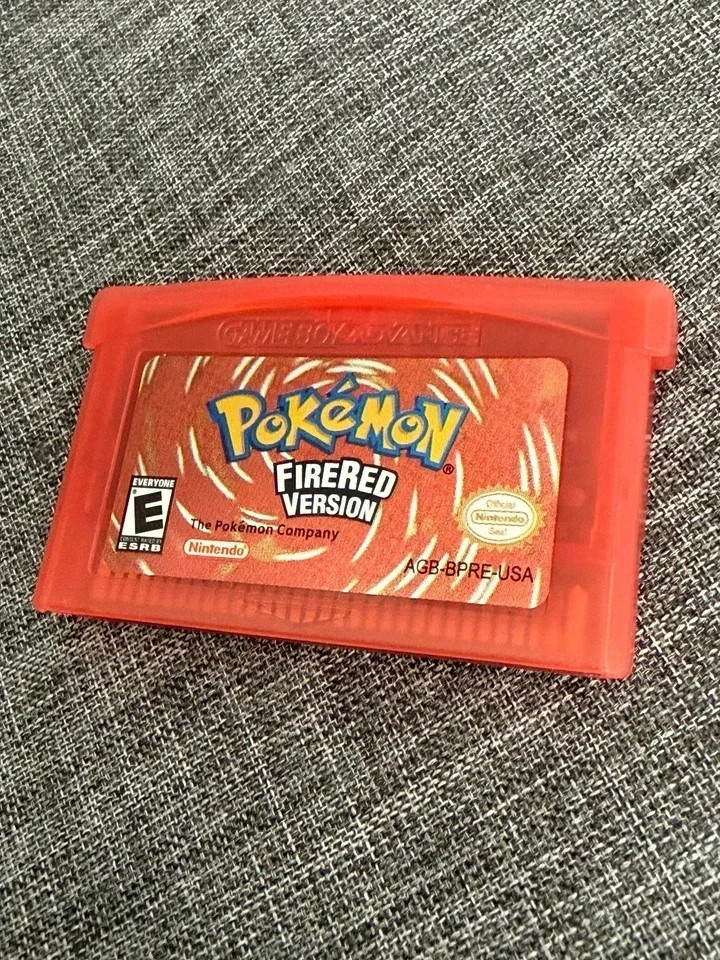Pokemon Fire Red Version Cartridge for Game Boy Advance (GBA)