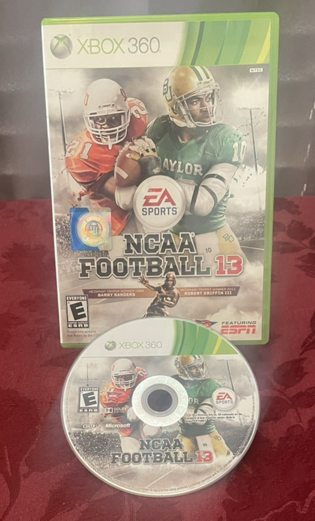 NCAA Football 13 (Microsoft Xbox 360, 2012) – Tested & Working!