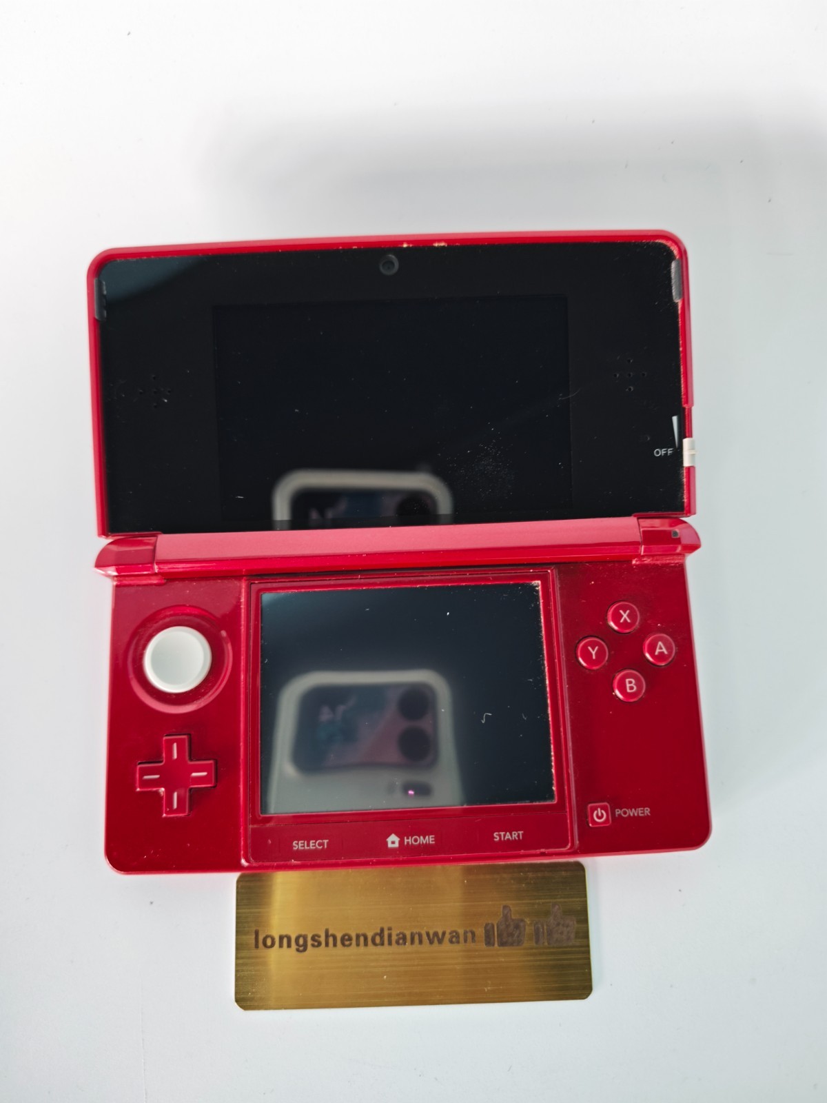Nintendo Red 3DS game console used