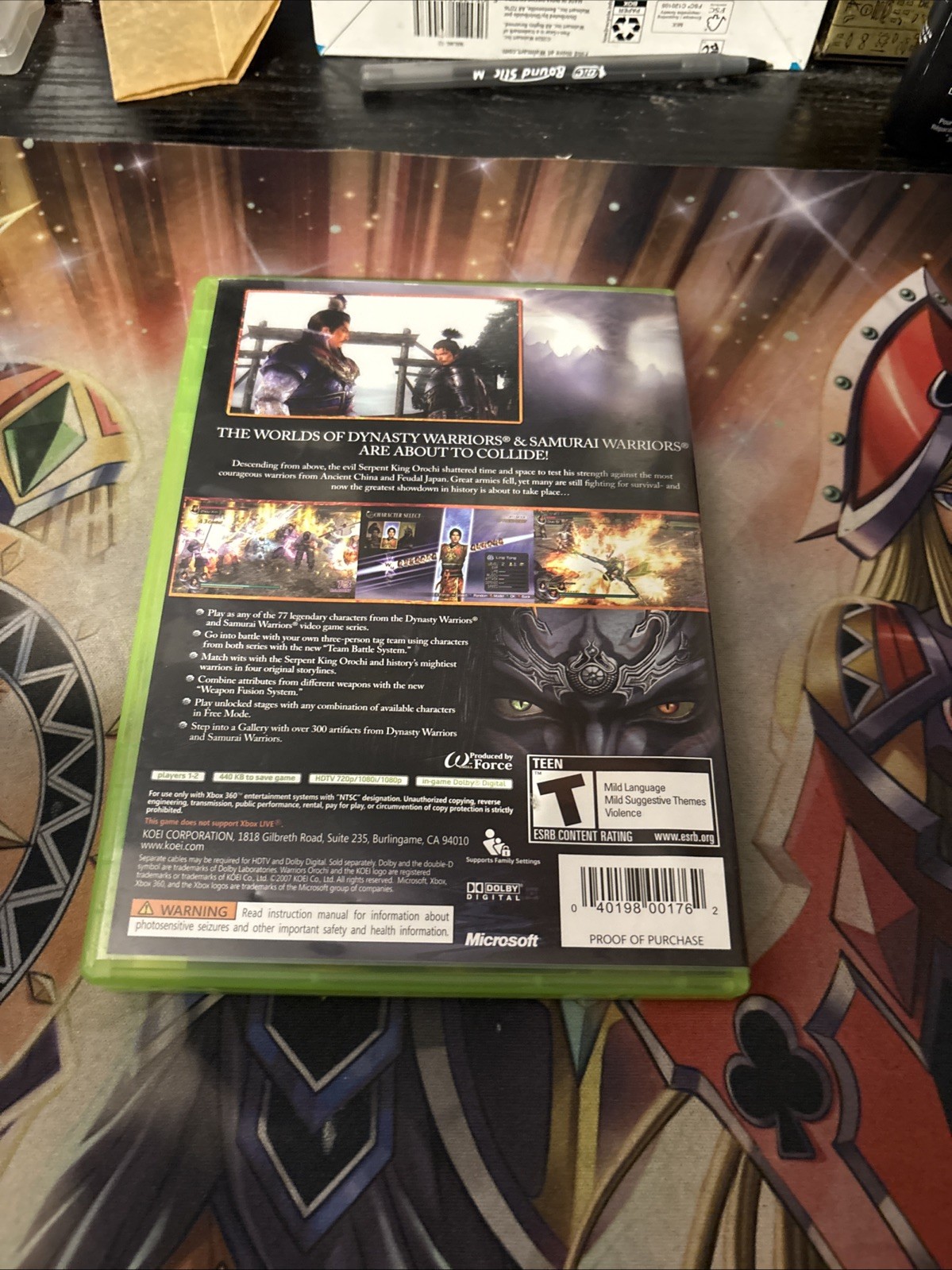 Warriors Orochi (Microsoft Xbox 360, 2008) CIB w/ Manual – Tested