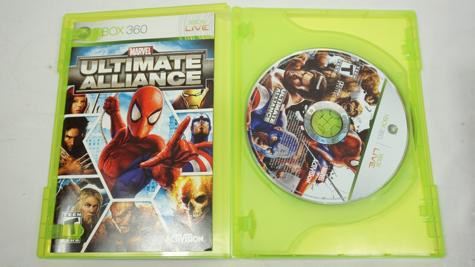Marvel Ultimate Alliance Xbox 360 CIB & Forza Motorsport 2 Complete w/ Manual I
