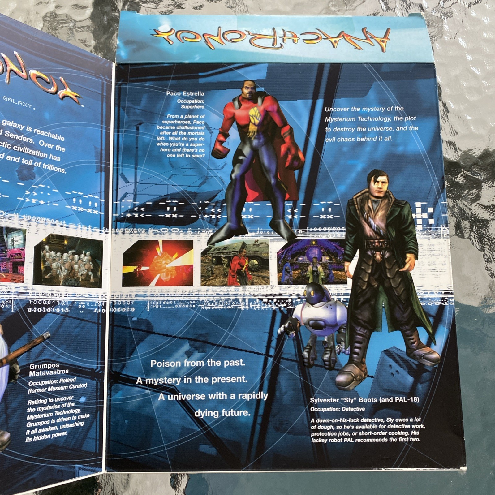 Anachronox – Big Box – PC Game – Complete CIB – 2001 – EIDOS