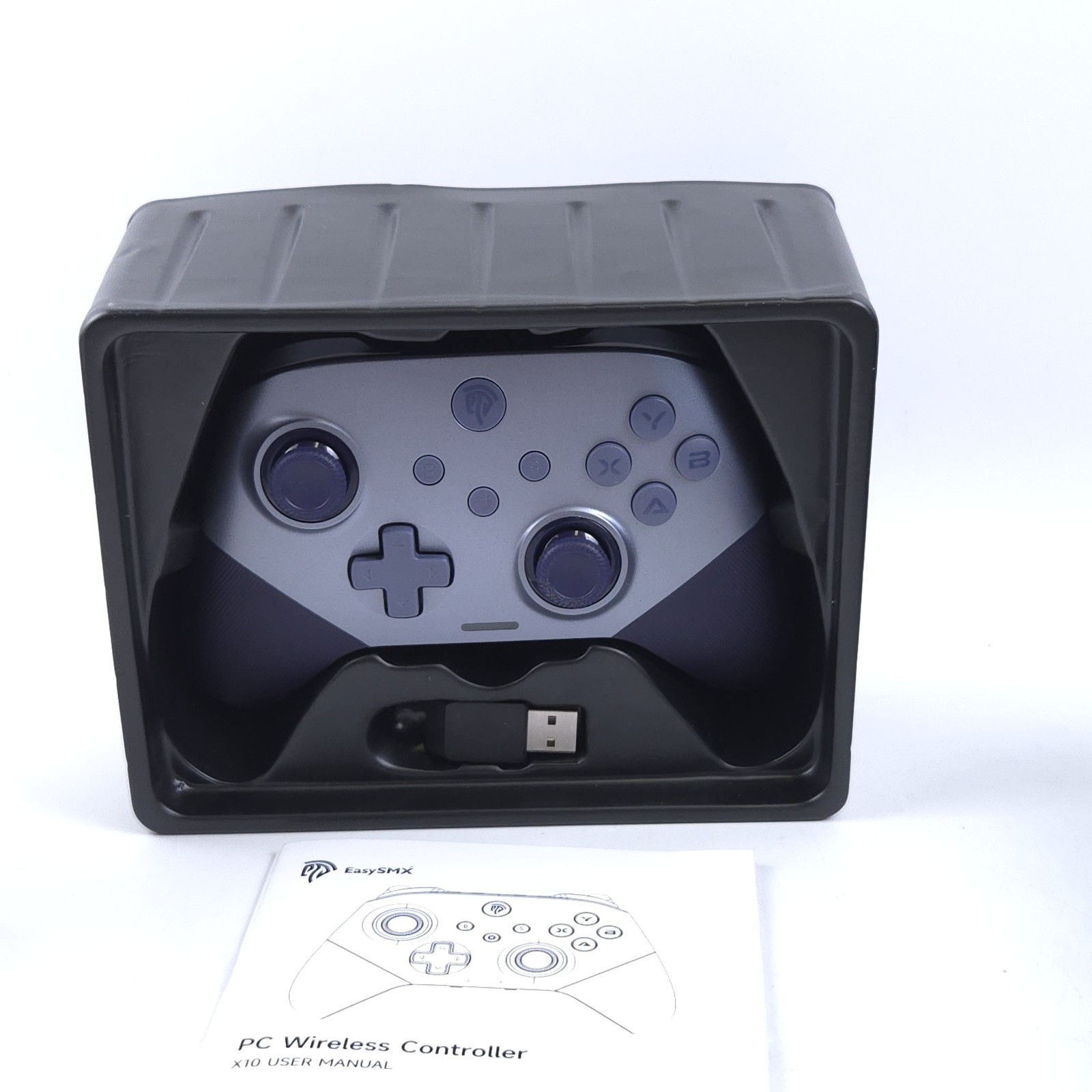 EasySMX X10 Mechanic Master PC Wireless Controller Changeable Plates Missing Cab