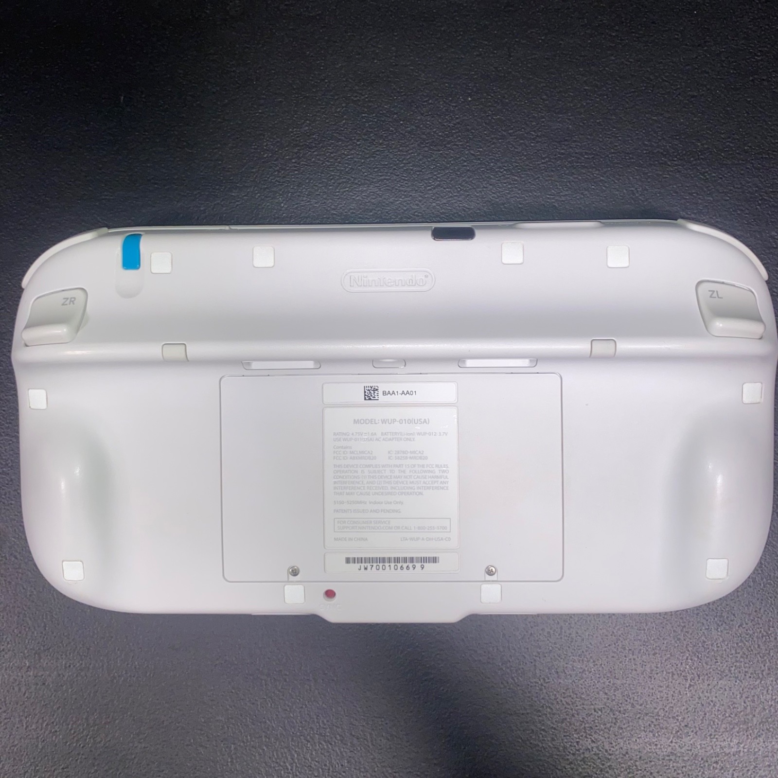 Nintendo Wii U White 8GB Console Bundle w/ GamePad Smash Bros HDMI Tested OEM