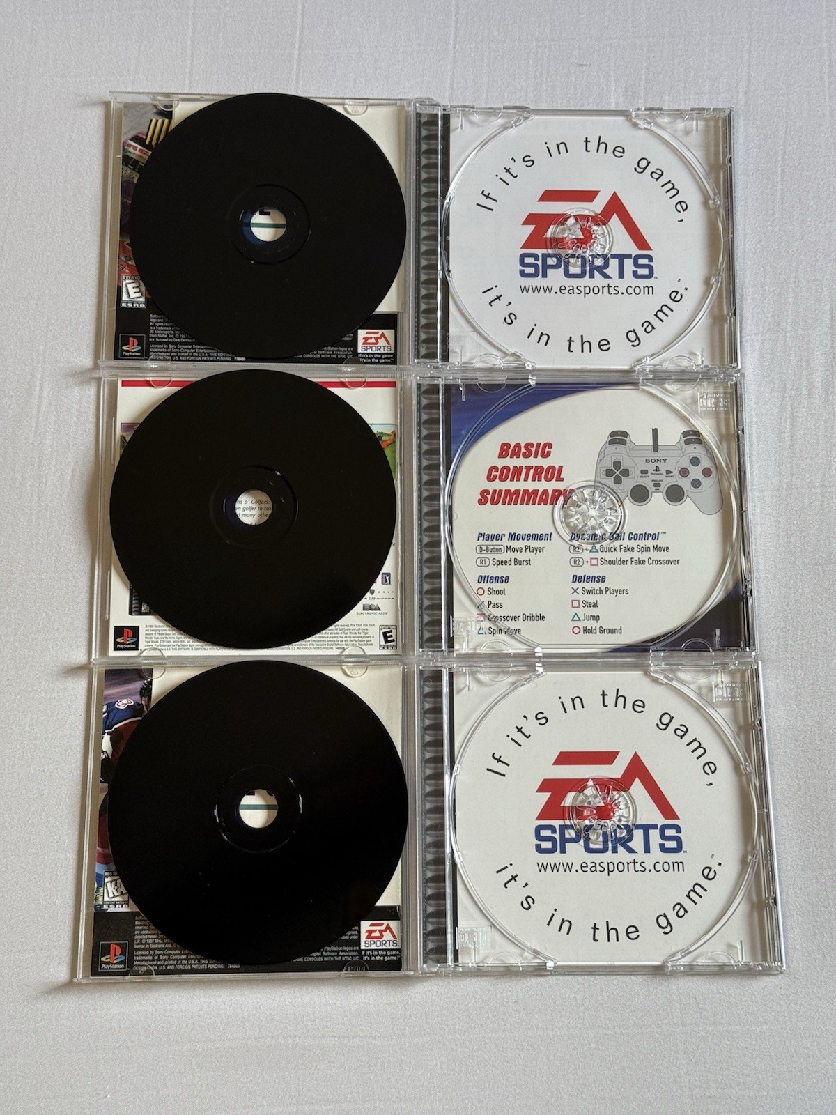 Sony PlayStation 1 Basketball Game Lot of 3