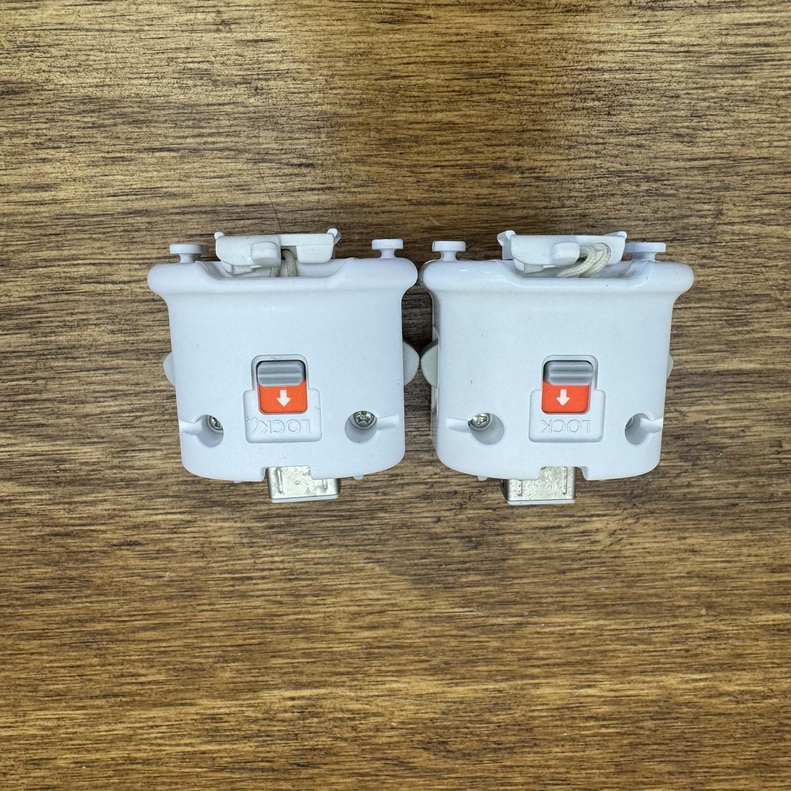 Nintendo Wii MotionPlus Adapter RVL-026 OEM Official White Lot of 2 Tested Works
