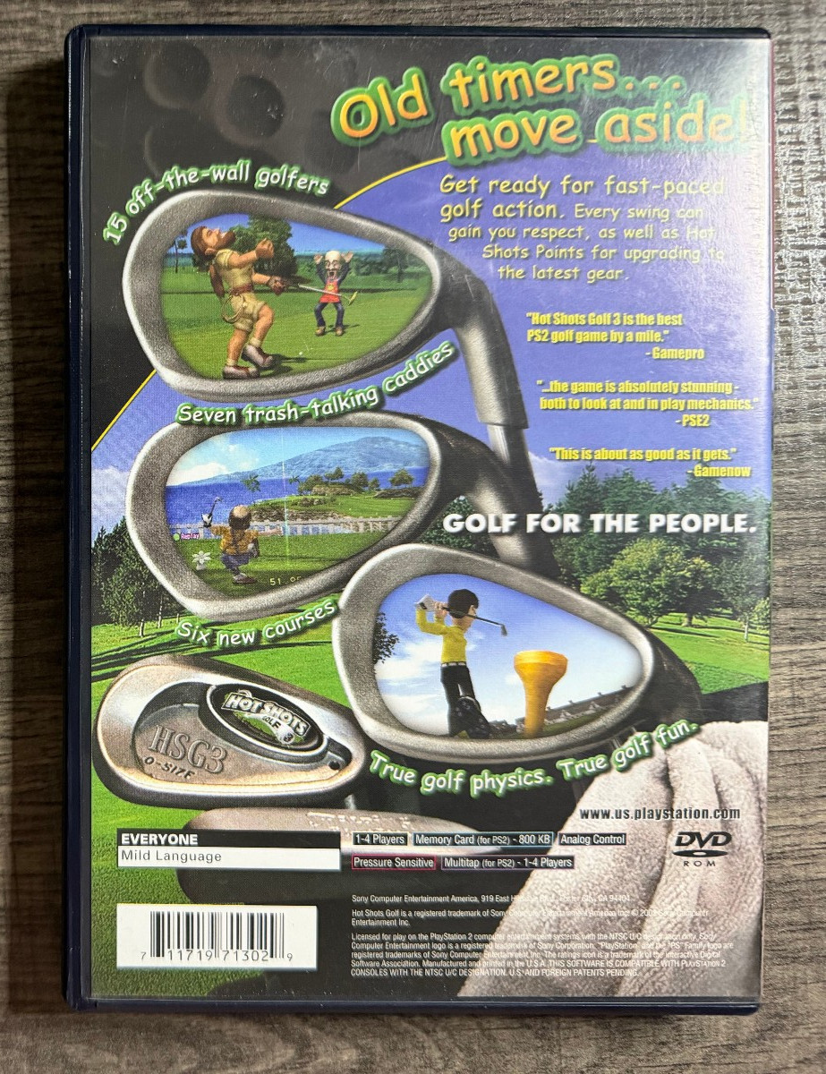 Hot Shots Golf 3 (Greatest Hits) – Sony Playstation 2 PS2 – Acceptable Condition