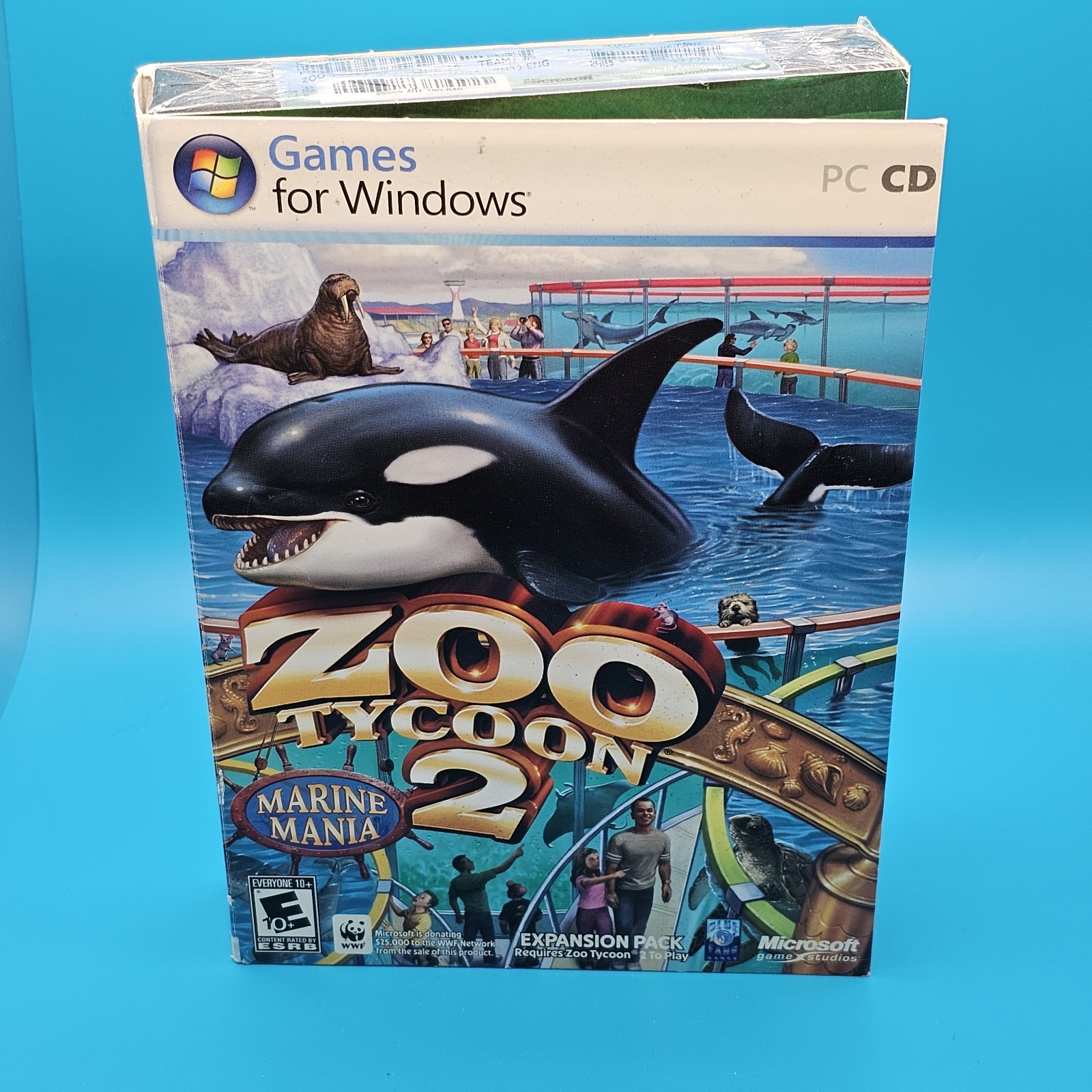 Zoo Tycoon 2Marine Mania Expansion Pack – Windows PC – Slip Cover – New Sealed!