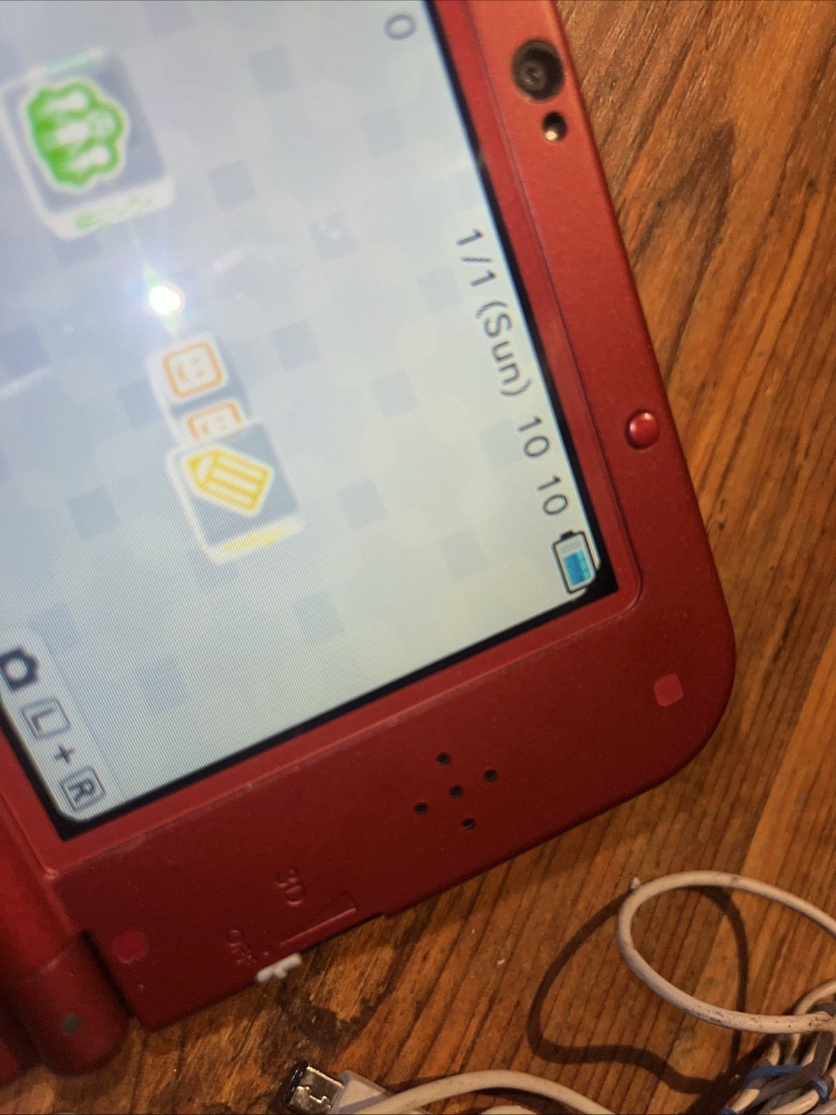Nintendo New 3DS XL Red Console USA w/Charger + Stylus + Games ** READ ** Dead P