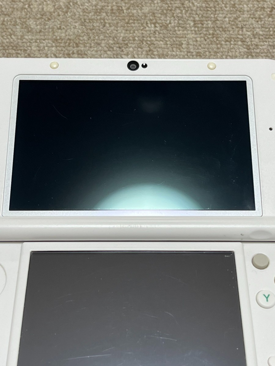 New 3DS LL XL Pearl White Japan Nintendo Console region Japanese B7