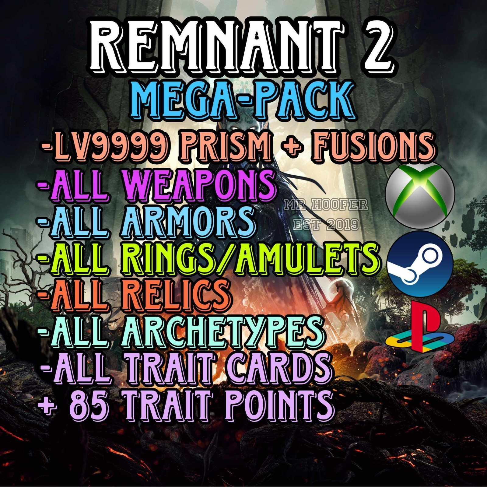 Remnant 2 Game Items – Prism Mods [All Platforms] – ALL ITEMS AND MAX CURRENCY