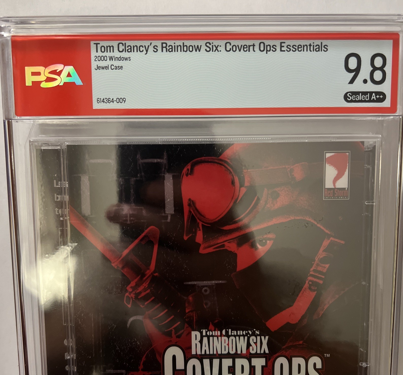 Tom Clancy’s Rainbow Six Covert Ops Essentials – PC 2000 – PSA Graded 9.8 A++