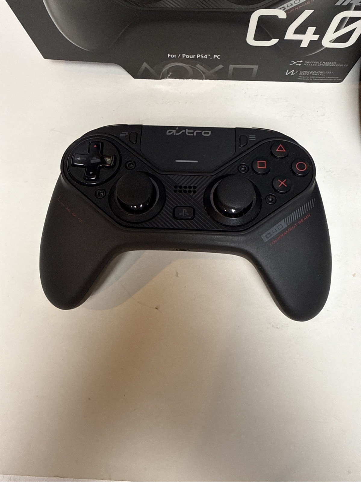 Astro Gaming C40 TR Wireless Controller for PlayStation 4 PS4 Black Clean!