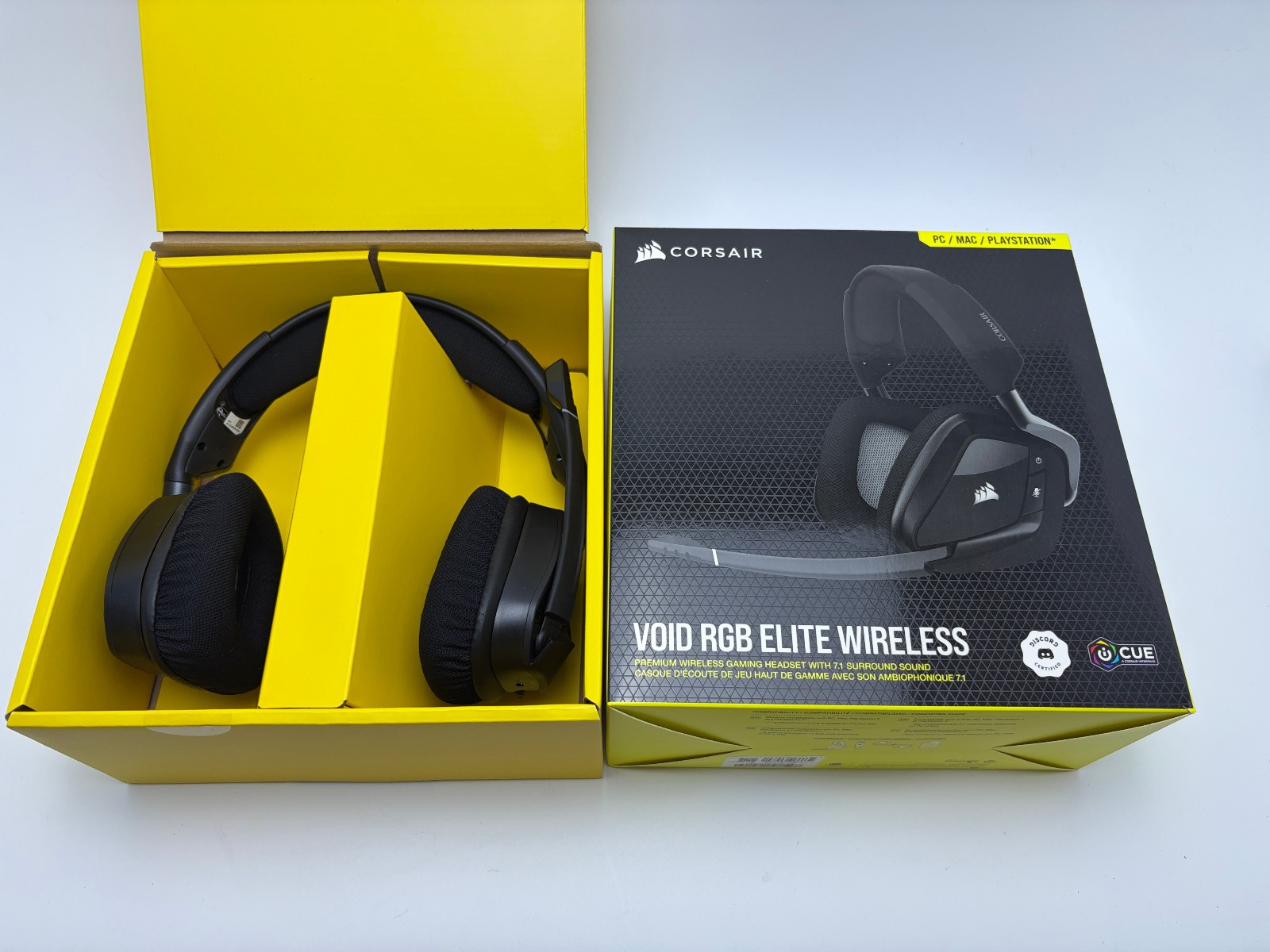 Corsair VOID RGB Elite Wireless Premium Gaming Headset with 7.1 Surround Sound