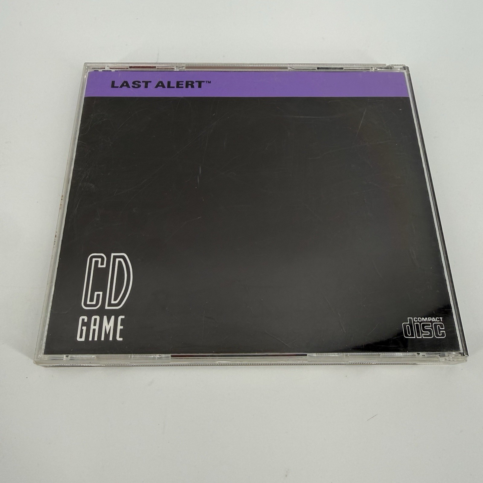 Last Alert • TurboGrafx-CD • UNTESTED • Fast Shipping! • TubroGrafx-16 • NEC