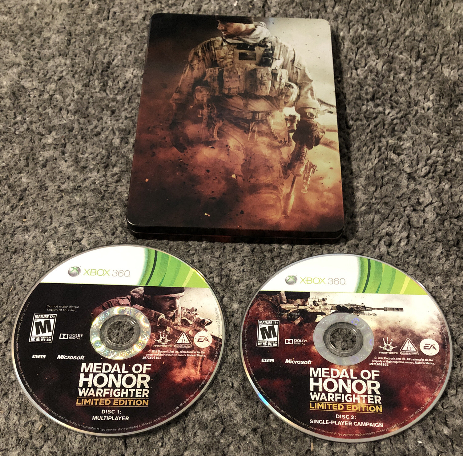 Medal of Honor: Warfighter – Limited Edition (Microsoft Xbox 360) STEELBOOK RARE