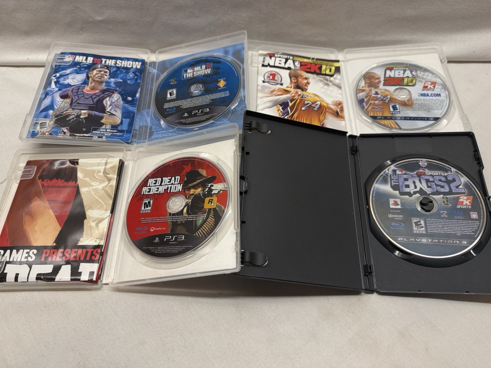 PS3 Game Bundle (Lot of 8) – Sony PlayStation 3, Sports Games, Kobe Bryant, MLB