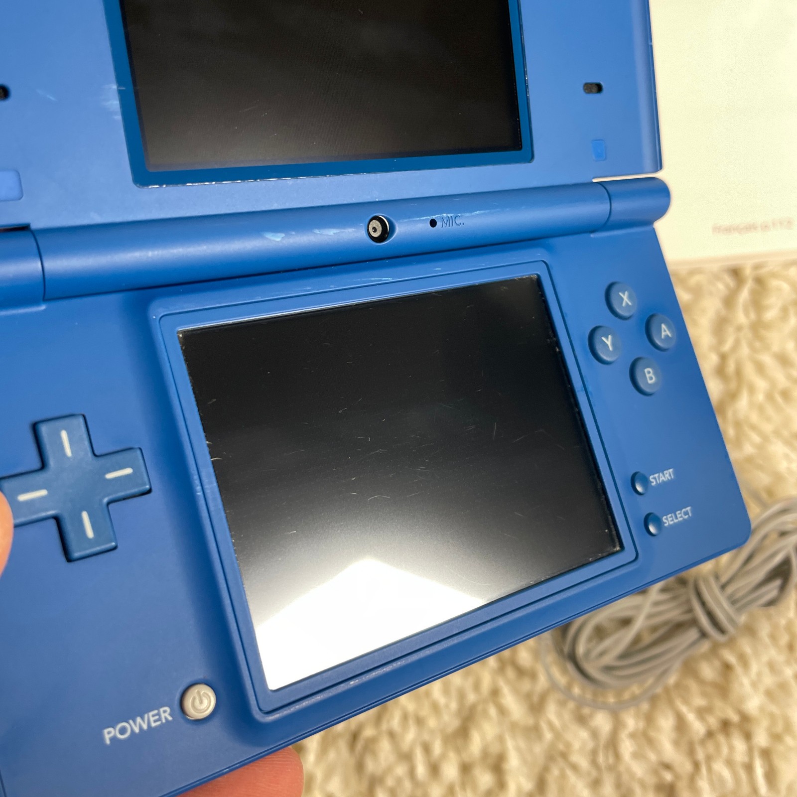 Nintendo DSi Matte Blue Handheld Console System TWL-001 Complete in Box CIB