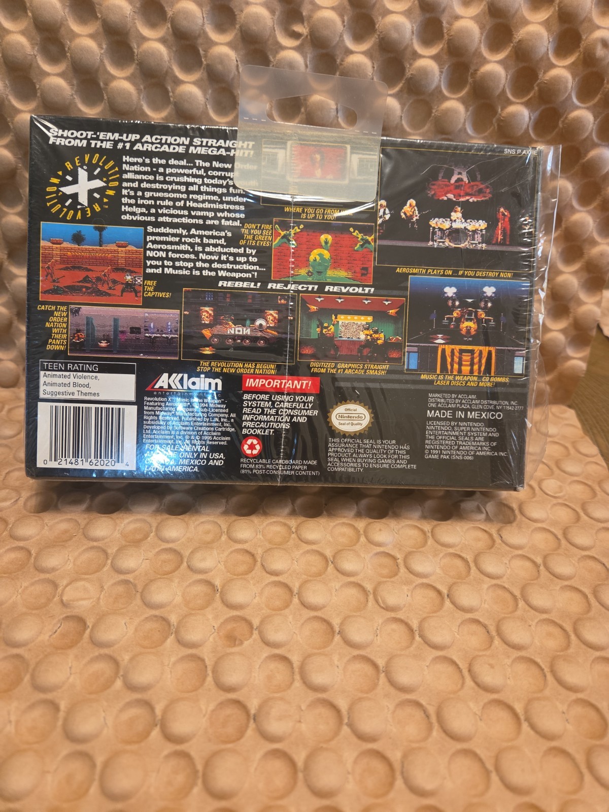 Revolution X (Super Nintendo Entertainment System, 1995)
