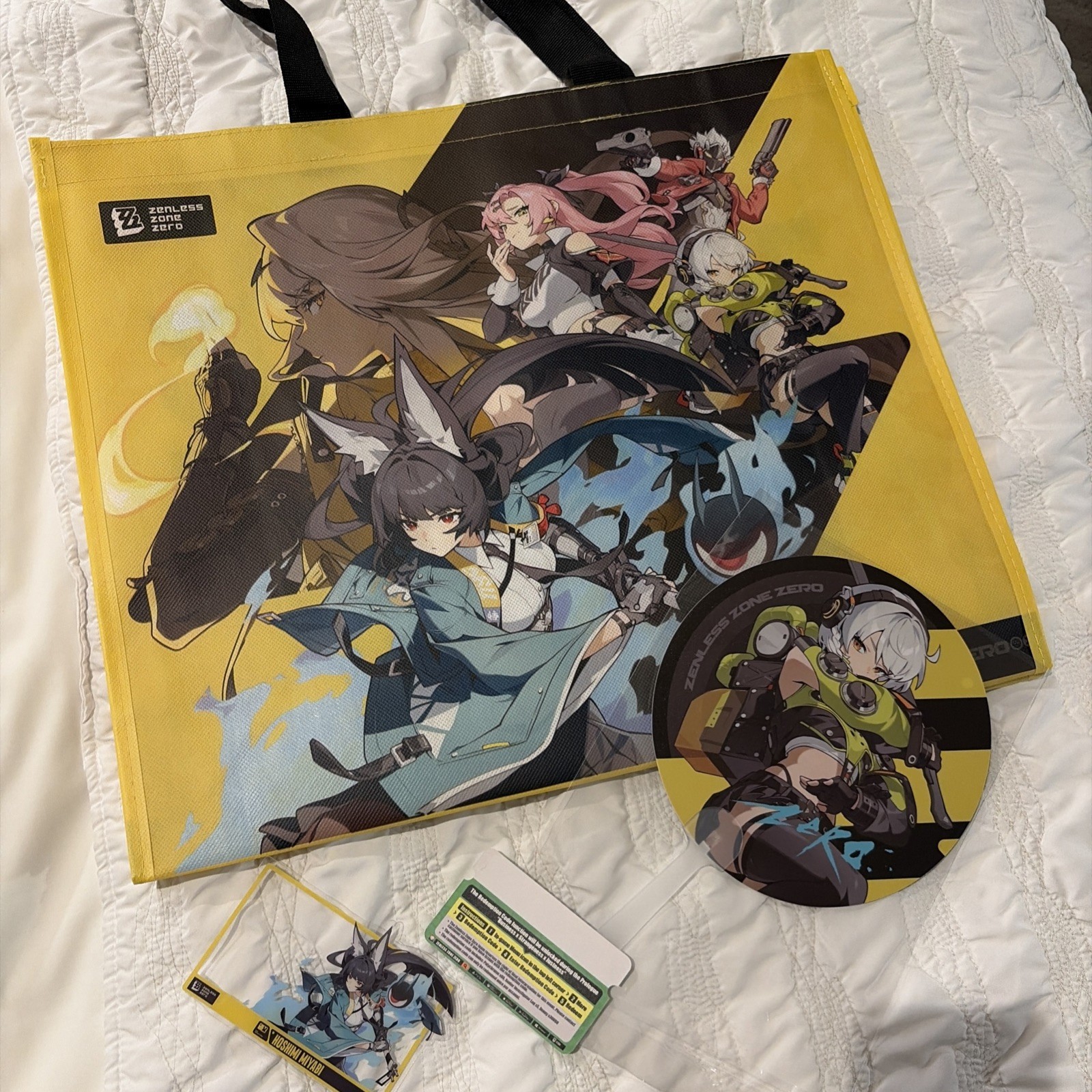 Anime Expo 2026 AX Zenless Zone Zero Tote Bag, Fan, Clear Card & Redemption