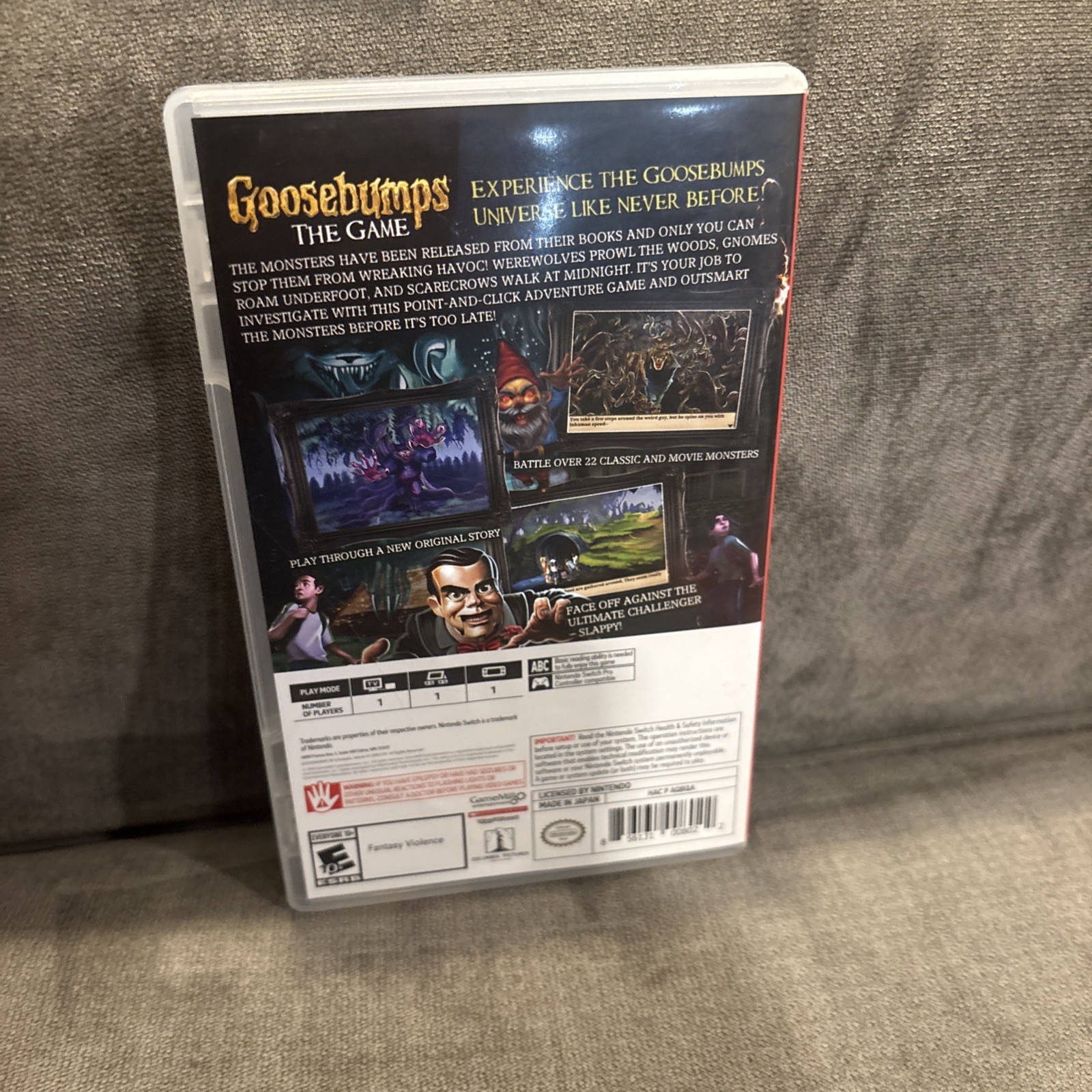 Goosebumps The Game – Nintendo Switch USED CIB