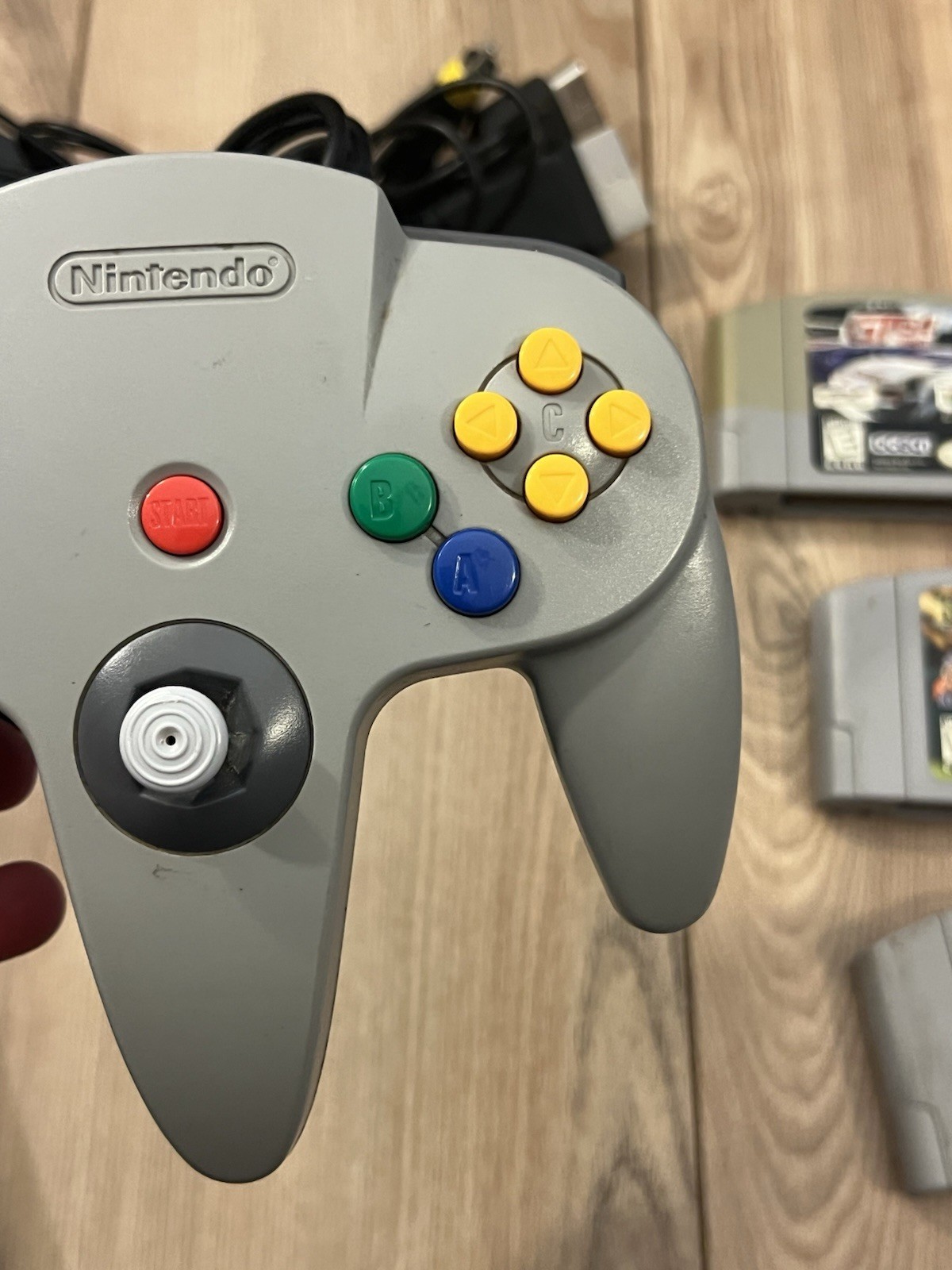Nintendo N64 Funtastic Ice Blue Console Bundle 3 Games Controller Tested Works