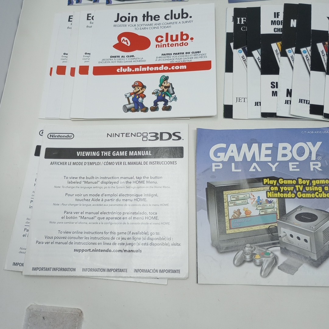Lot Of 82 Nintendo INSERTS (Some Manuals & Posters) SEE PICS!!