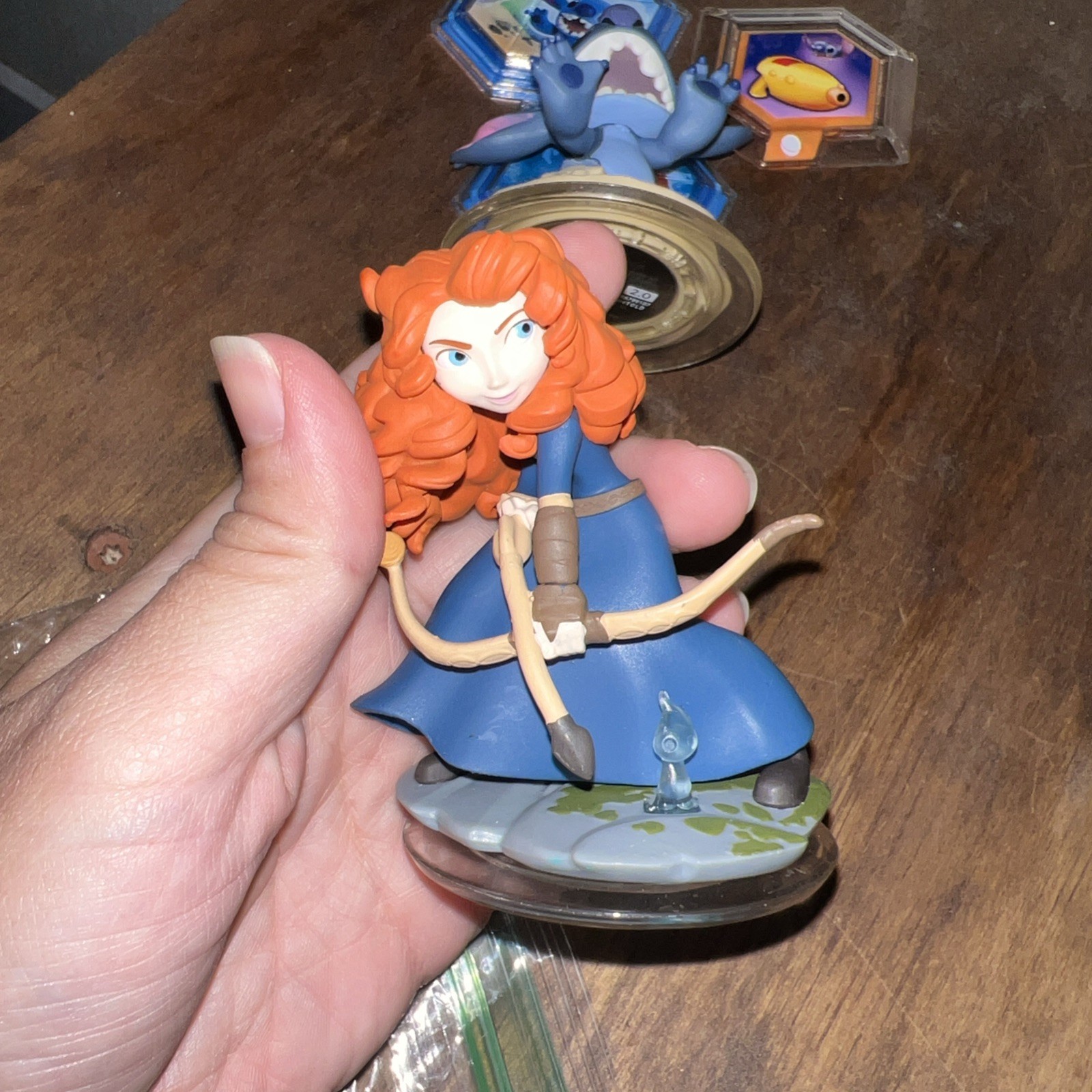 DISNEY INFINITY 2.0 FIGURES MERIDA, STITCH AND 3 POWER DISCS