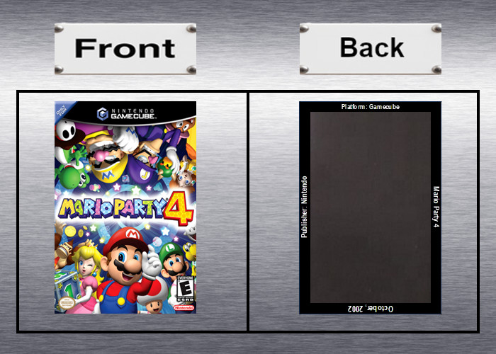 Mario Party 4,5,6,7,8,9 Video Game Box Art *GameCube/Wii* High Quality Magnet