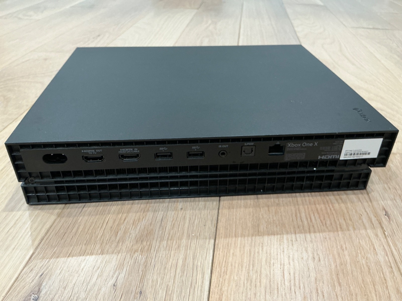 Microsoft Xbox One X 1TB Console + Controller (All Black) (No cables)