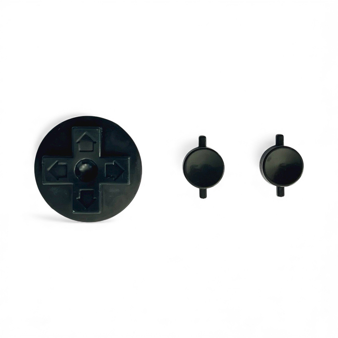 Original Nintendo Famicom / NES / Game Boy Button Set A + B + D-pad OEM Black