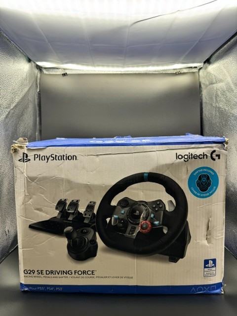 Logitech G29 SE Driving Force PS5/PS4/PS3 – Open Box – Unused – All Works AS-IS