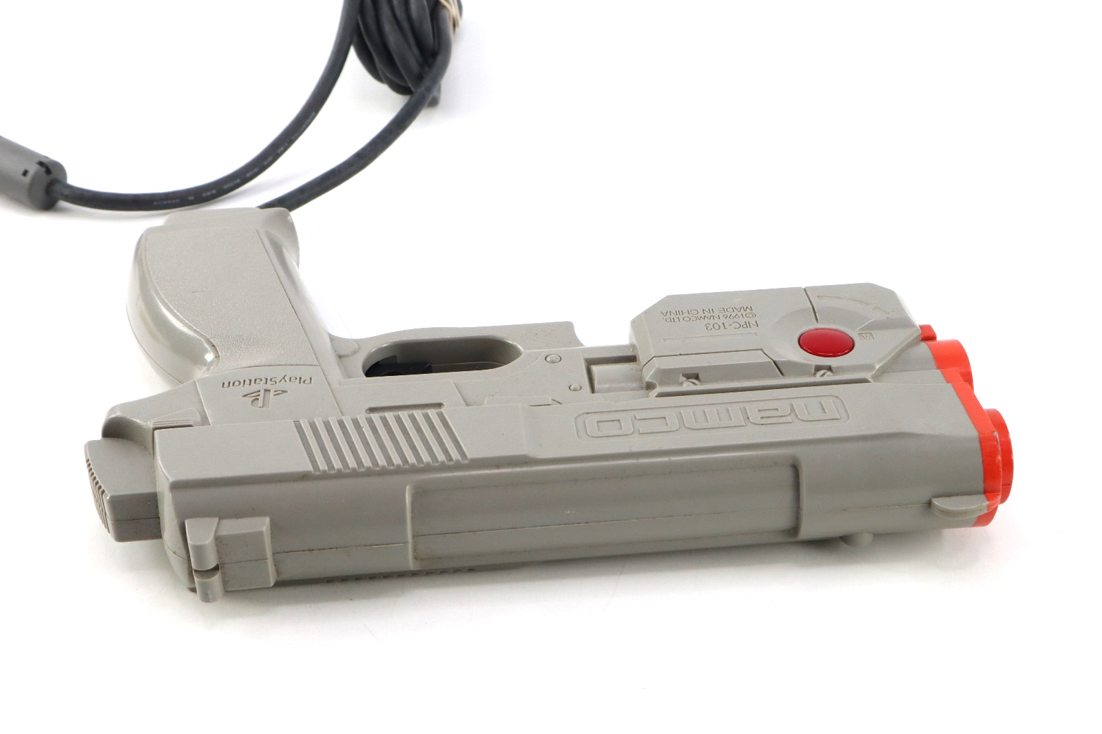 Namco Guncon Light Gun PlayStation 1 PS1 NPC-103 Gray Tested A