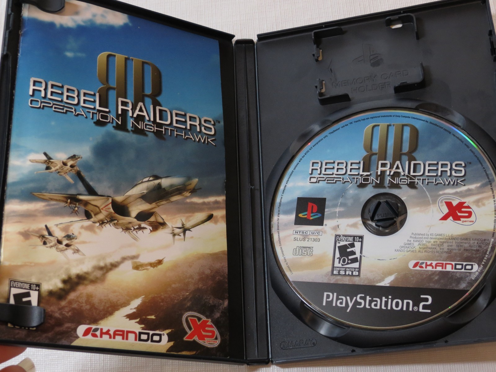 Rebel Raiders: Operation Nighthawk Sony PlayStation 2 PS2 2006 E10+ Everyone 10+