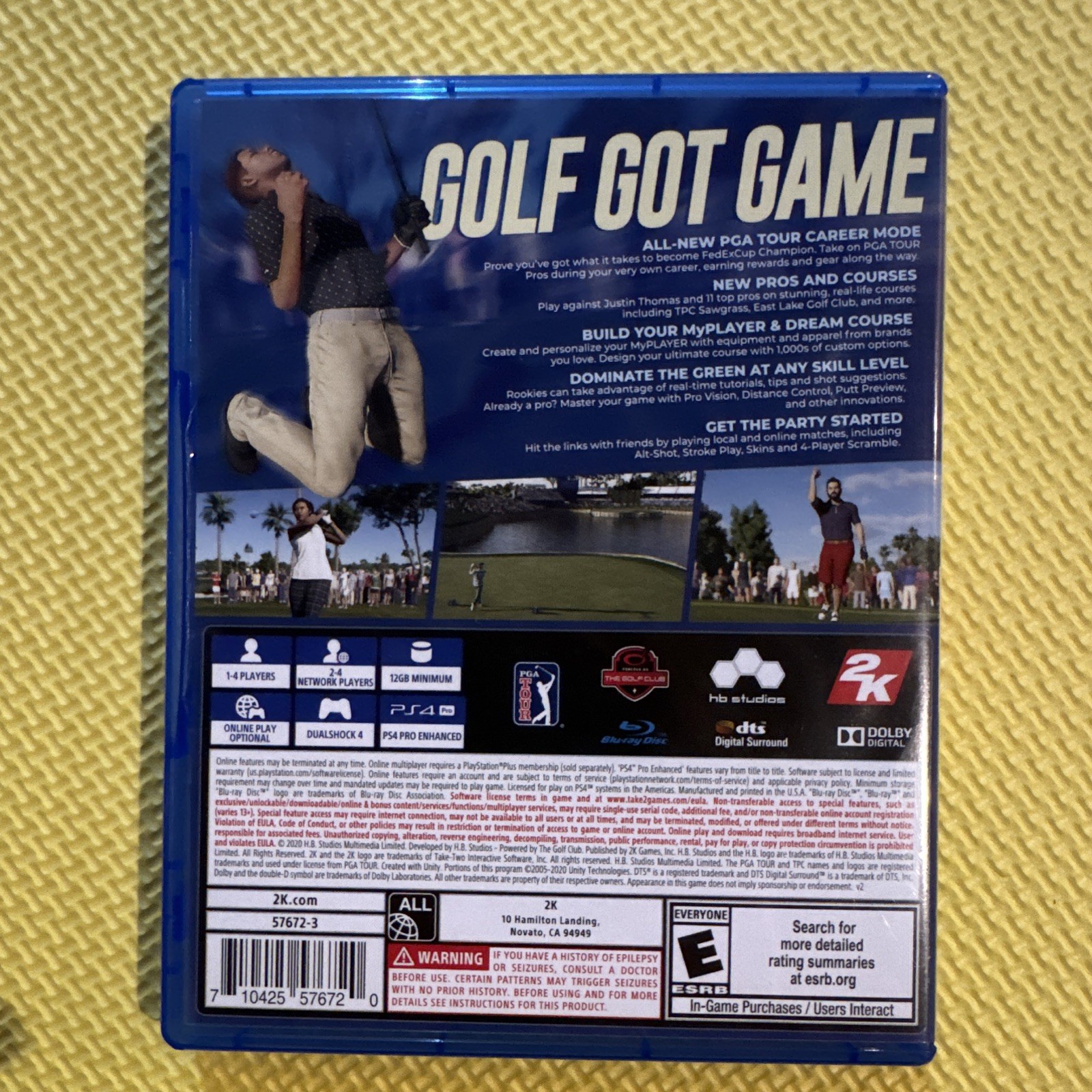 2K PGA Tour 2K21 (PS4) 2020 E Sports Golf Multiplayer Online NTSC-U/C