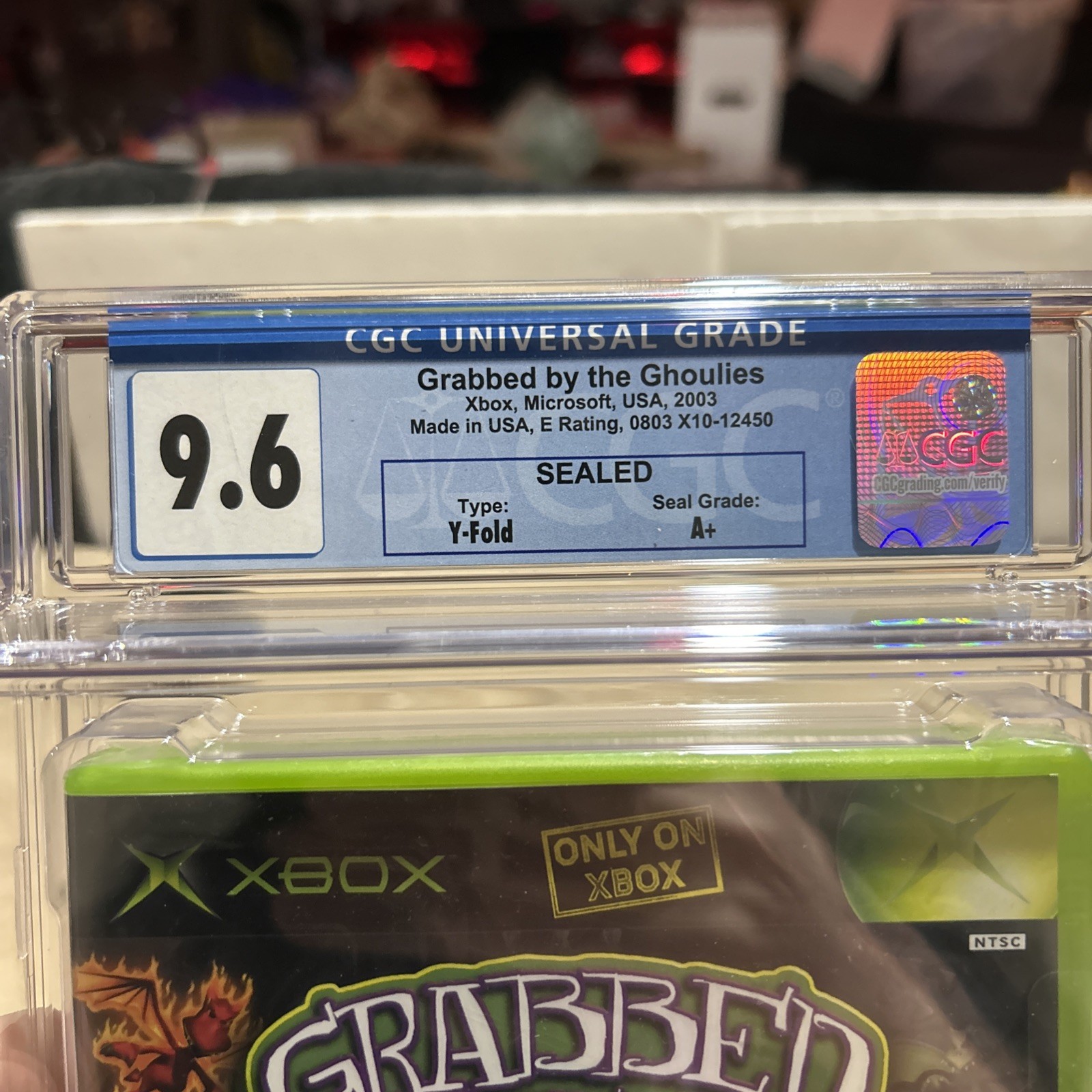 Grabbed by the Ghoulies • CGC 9.6 A+ • 1st Print • Xbox Rare