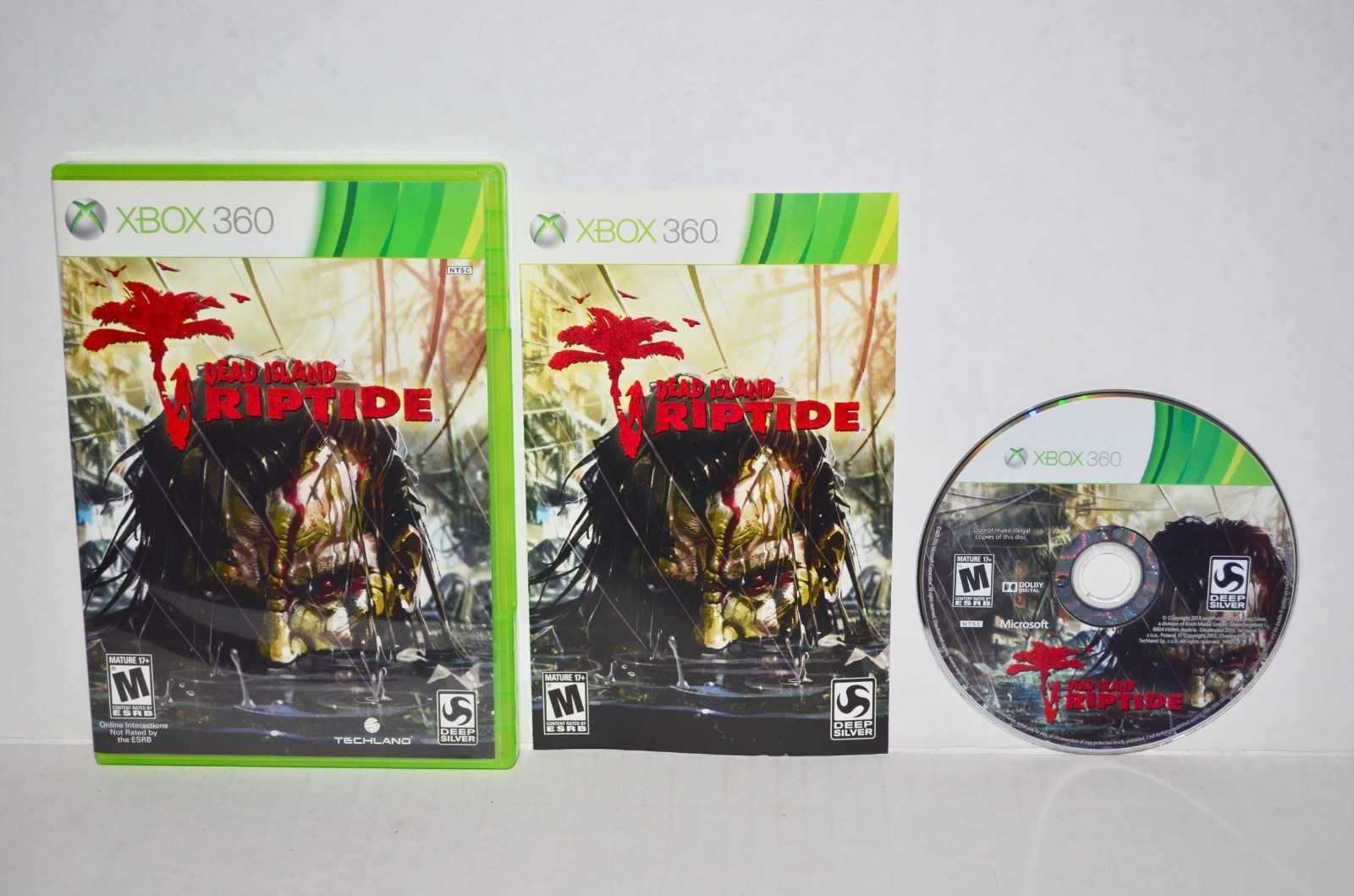 Dead Island: Riptide (Microsoft Xbox 360, 2013) Complete Video Game CIB MINT🔥