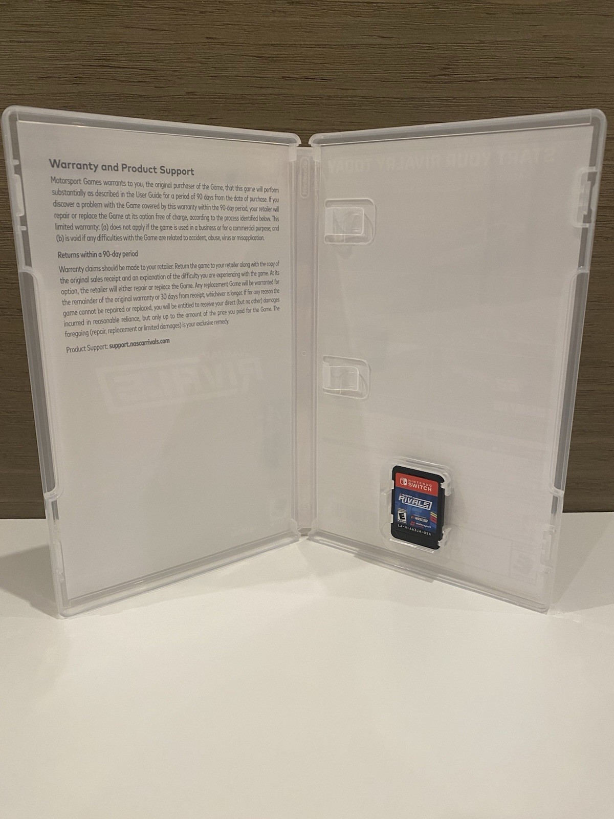NASCAR Rivals Nintendo Switch Complete In Box CIB (Damaged Case) Tested Working